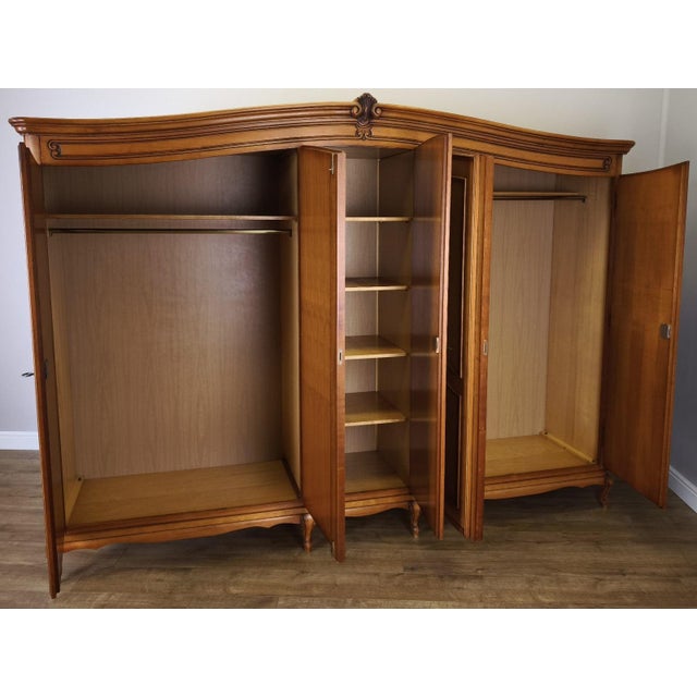Vintage French Louis XVI Style Wardrobe For Sale - Image 12 of 13