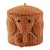 Elephant Shaped Rattan Storage Basket (With Lid) For Sale