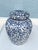 Modern Vintage Asian Blue & White Ginger Pot With Lid For Sale - Image 3 of 6
