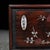 Chinese Vintage Chinese Huali Wood Jewelry Box With Mother of Pearl Bird & Flower Inlay For Sale - Image 3 of 9