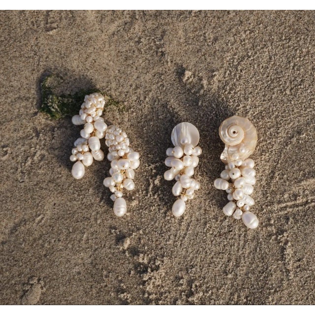 Gemstone Mermaid Earrings, a pair For Sale - Image 7 of 7