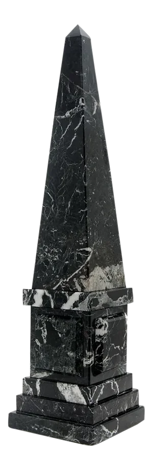 Black Marble Obelisk