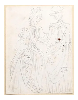 Eugène Berman, Portrait, 1950s, Pencil on Paper