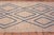Nazmiyal Collection Ivory Cream and Light Blue Modern Geometric Runner Rug For Sale In New York - Image 6 of 7