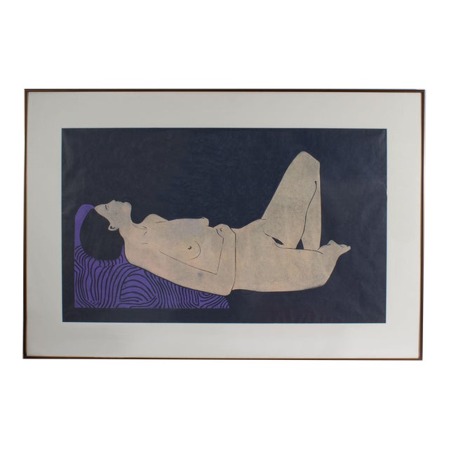 “Nude” Limited Edition Relief Print by Doug Delind For Sale