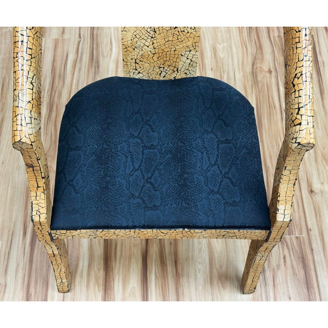 Vintage Tessellated Dining Table and Four (4) Chairs For Sale - Image 10 of 15
