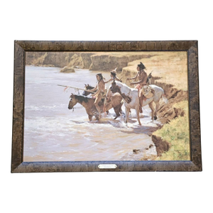 Howard Terpning "Crossing at the Ford" Limited Edition Giclée on Canvas — 5/450