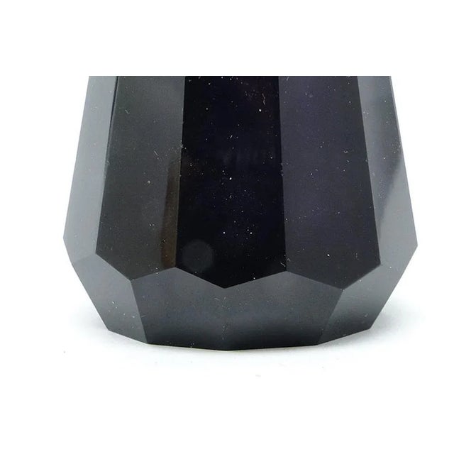 Glass Art Deco Vase from Moser, Czechoslovakia, 1930s For Sale - Image 7 of 8