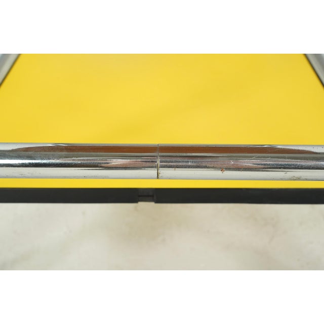 1950s 1950s Mid Century Modern Rolling Bar Cart For Sale - Image 5 of 9