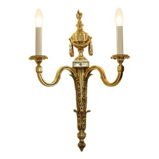 Antique Louis XVI Style Wall Light, 1890s For Sale