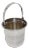Personal Ice Bucket 1930s Streamline Moderne Silver Plated Hallmarks For Sale