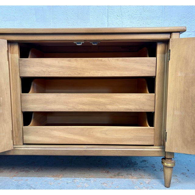 Vintage Lowboy Dresser by White Furniture Co For Sale - Image 9 of 14