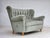 1960s Danish Twi-Seater Sofa in Light Green Furniture Velour, 1960s For Sale - Image 5 of 18