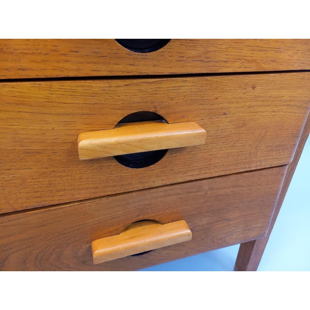 Vintage Desk in Oak, 1960s For Sale - Image 16 of 18