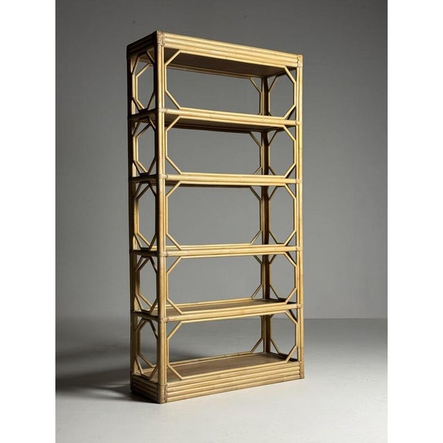 Vintage Bamboo Bookcase, France 1980 For Sale - Image 17 of 18