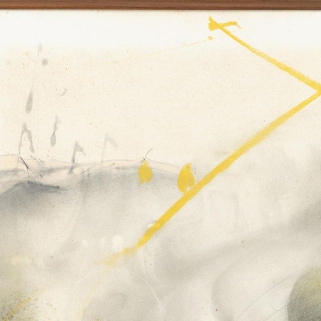 Painting - Manuel Gil Teixeira Lopes. Mixed media on paper. Signed and dated 1961/1963. Dimensions: 55 cm x 75 cm.