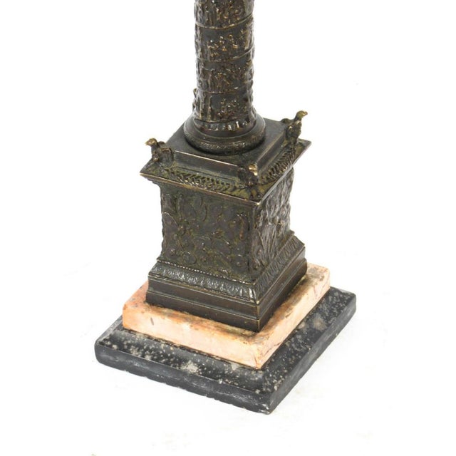 Grand Tour Patinated Bronze Model of Trajan's Column, Early 19th Century For Sale - Image 13 of 16