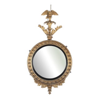 Large Regency Fentham Convex Mirror, 1810 For Sale