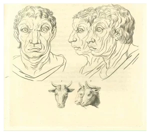 Thomas Holloway, The Physiognomy: The Faces, Original Etching, 1810