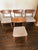 Wood Set of Four Stanley Mid Century Modern Dining Chairs For Sale - Image 7 of 7