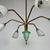 Gold Mid-Century 6-Arm Spider Chandelier, Italy, 1960s For Sale - Image 8 of 10