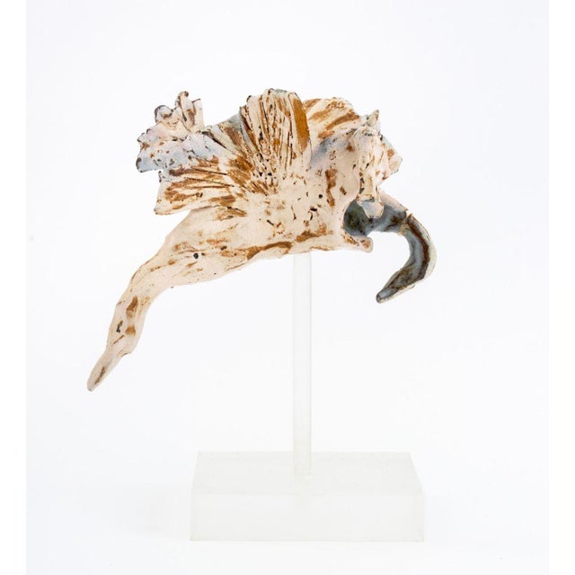 Ceramic Brutalist Glazed Ceramic Horse Sculptures, 3 For Sale - Image 7 of 14