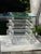 This Stacked Lucite Side End Table with Glass Top is a sleek and modern addition to any living room. The clear glass...
