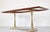 Brown Italian Dining Table in Teak and Marble, 1960s For Sale - Image 8 of 14