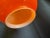 Vintage Orange Opaline Pendant Light, 1970s For Sale - Image 7 of 9