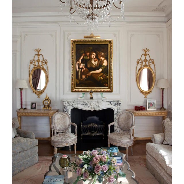 Giovanni Battista Paggi, Venus Bacchus Ceres, 1620, Oil on Canvas, Framed For Sale - Image 11 of 14