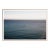 "Miami a.m." Minimalist Ocean Wave Photograph - 60" X 40" in Maple Frame For Sale