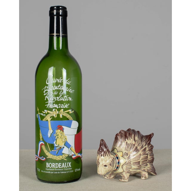 19th Century French Blois Faience Porcupine Figurine For Sale - Image 12 of 12