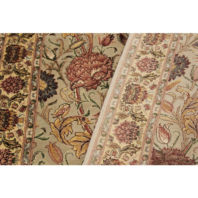 Textile Shabby Chic Kamal Pak-Persian Taupe/Gold Wool Rug - 4'0'' X 6'0'' For Sale - Image 7 of 9