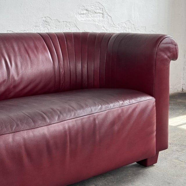 Mid-Century Modern Leather Sofa from de Sede, Switzerland, 1990s For Sale - Image 3 of 16