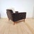 Mid-Century Modern Armchairs Upholstered in Hermès Velvet and Linen Bouclé, Set of 2 For Sale - Image 6 of 9