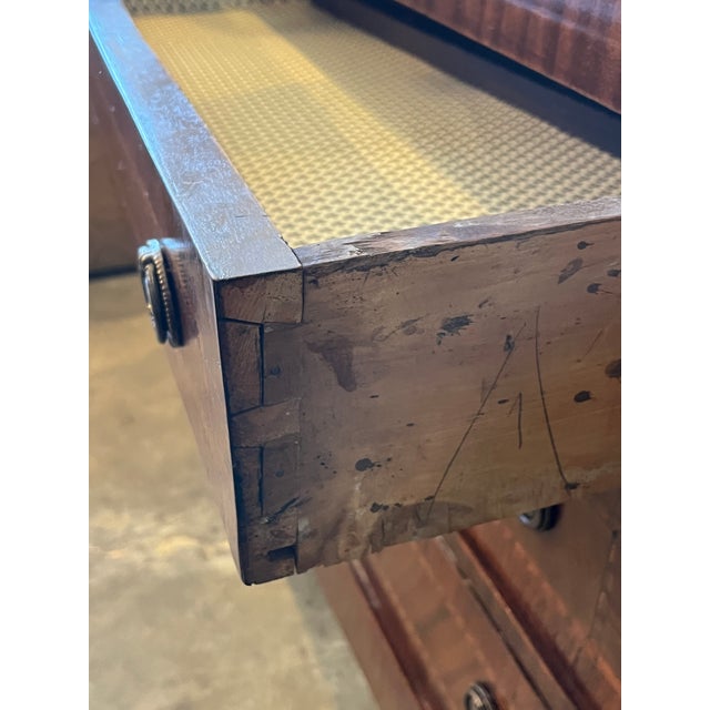 Large Antique French Inlaid Secretary For Sale In Los Angeles - Image 6 of 6