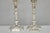 Traditional Antique English Regency Silver Plated Footed Candlestick Table Lamps - A Pair For Sale - Image 3 of 16