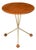 Bord På Burk Side Table in Brass, Teak and Metal from Alberts, 1950s For Sale