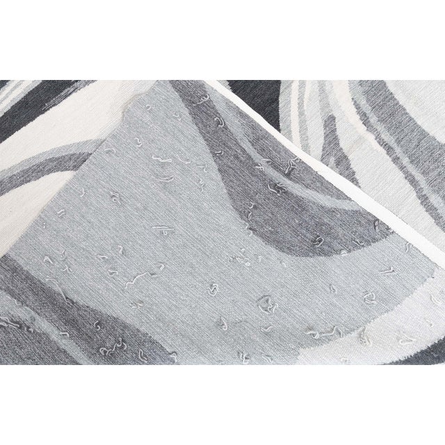 Modern “Cyclone” Abstract Flat-Weave Rug by Doris Leslie Blau For Sale - Image 9 of 9