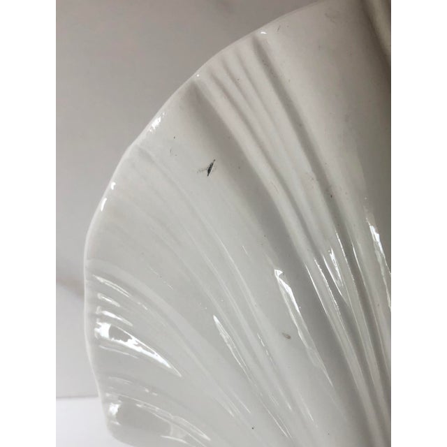 1950s Italian Clam Shell Vase For Sale - Image 4 of 6