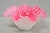 Vintage Pink & White Hobnail Cased Glass Candy Dish Ruffled Bowl Brides Basket For Sale - Image 12 of 12
