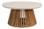 Azure Cement Round Outdoor Coffee Table by Artesia For Sale