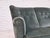 Mid-Century Modern Three-Seater Danish Sofa in Green Furniture Velour, 1960s For Sale - Image 3 of 18