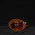 Chinese Vintage Chinese Liuli Glazed Porcelain Buddha Statue With Lion Mount For Sale - Image 3 of 9