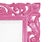Traditional Chateau Mirror - Glossy Hot Pink For Sale - Image 3 of 5