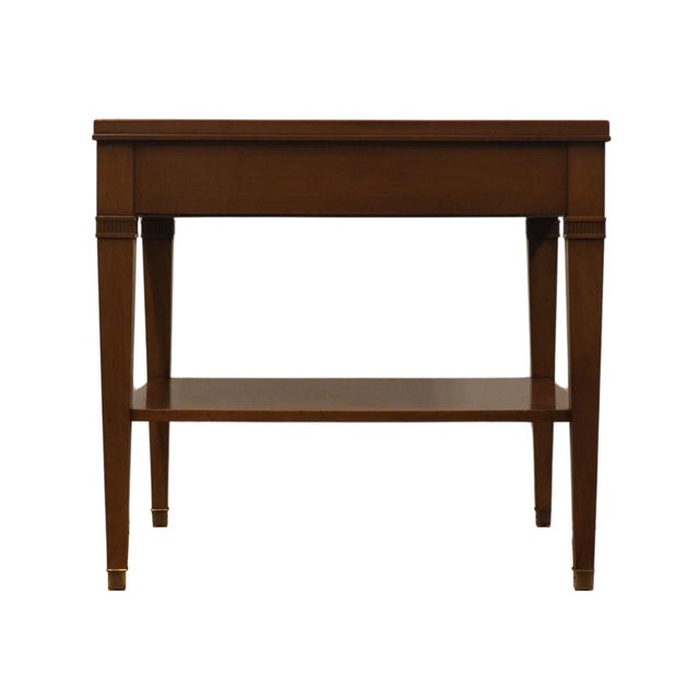 Wood Hekman Furniture Italian Neoclassical Tuscan Style 24" Accent End Table 1605 For Sale - Image 7 of 9