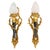 Antique Rococo Revival Ormolu and Glass Wall Lights, 1890s, Set of 2 For Sale - Image 10 of 10