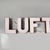 German Modern Lufthansa Sign in White Arylic Glass, 1970s For Sale - Image 6 of 18