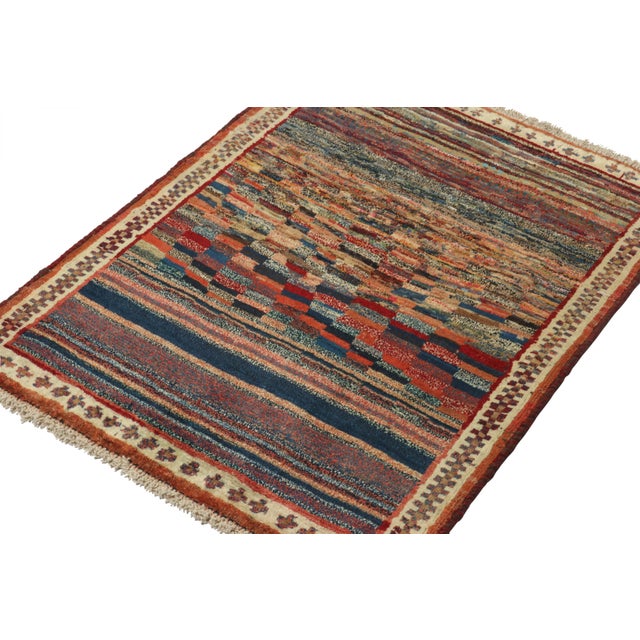 A vintage 2x3 Persian Gabbeh rug in the latest entries to Rug & Kilim’s curation of rare tribal pieces. Hand-knotted in...