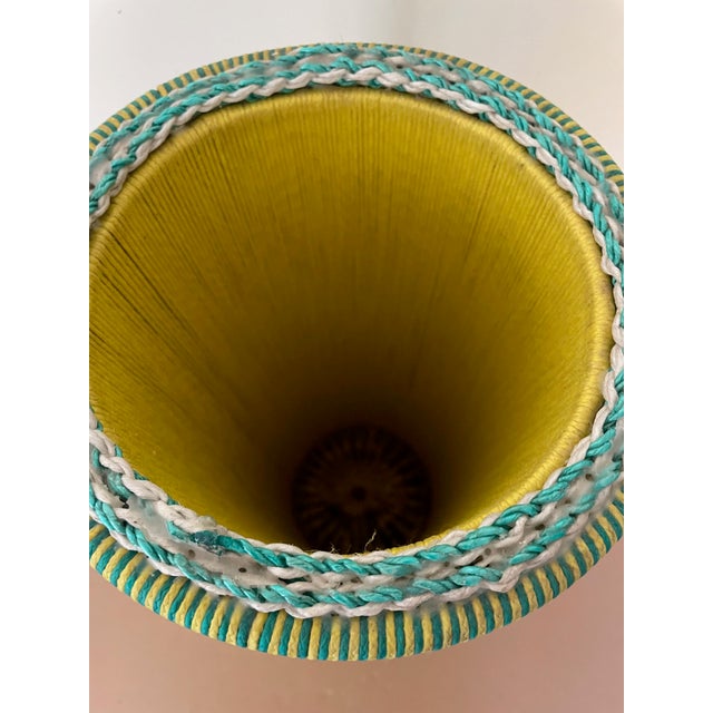 Vintage Umbrella Stand in Green, 1950s, in Good conditions. Designed 1950 to 1959